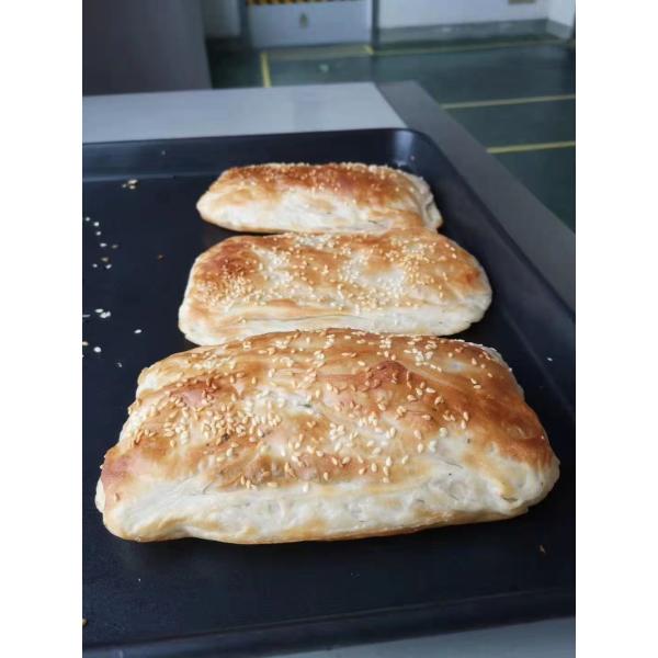 21KW Chinese Snack Sesame Coated Shaobing Commercial Lachha Paratha Making Machine