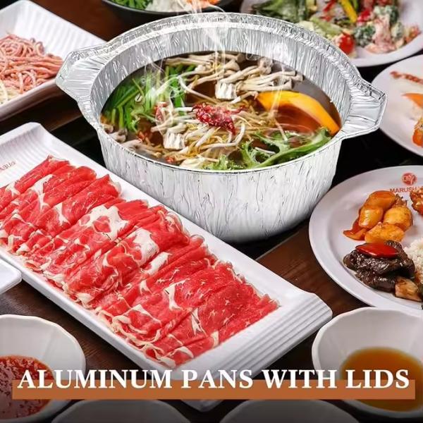 6 Inch Round Mini Pie Pan 12 Ounce Aluminum Foil Potpie Pans