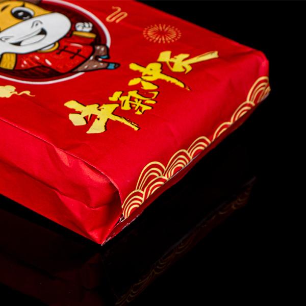 Custom Greaseproof BBQ Packaging Takeaway Insulated Aluminum Foil Kraft Paper Bag with Logo