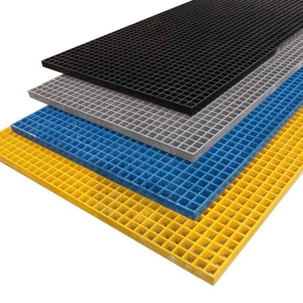 Customizable Colour Patterns FRP Grating Walkway 38*38mm Easy Installation