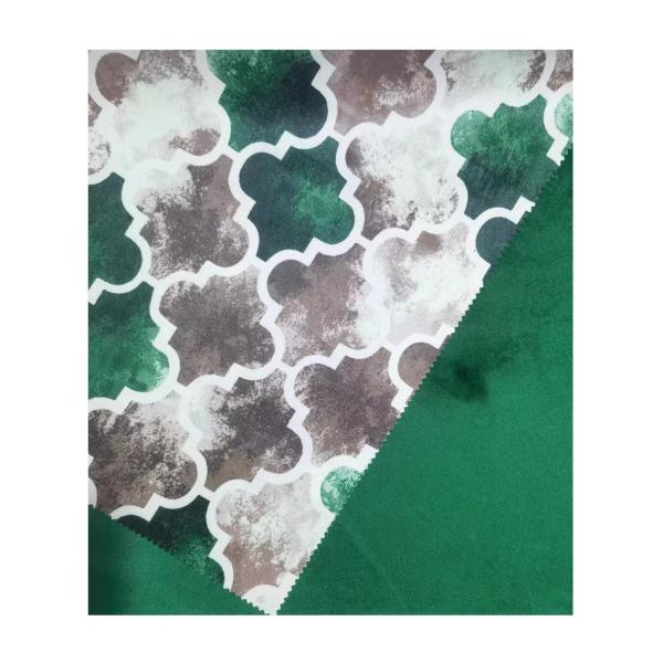 Upholstery Digital Print Fabric Wrinkle Resistant With Knitted Technics