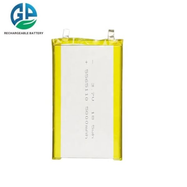 High Capacity High Cycle Time Lipo Battery 3.7v Rechargeable Batteries 5565110 Lipo Cell 5000mah Power Bank Lithium Polymer Battery