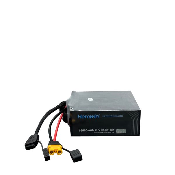 Herewin Agricultural Drone Battery 16000mAh 14S 53.2V 25C LiPo Soft Pack Battery For UAVs