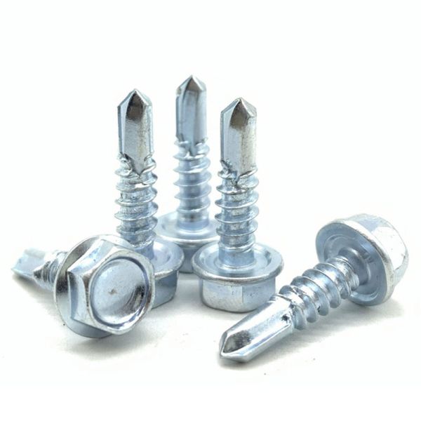 304 Stainless Steel Self-Drilling Hex Head Flange Screw for INCH Measurement System