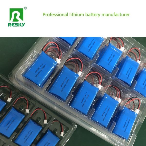 Solar Lithium Polymer Battery Cell 703048 1000mAh 3.7V For Consumer Electronics