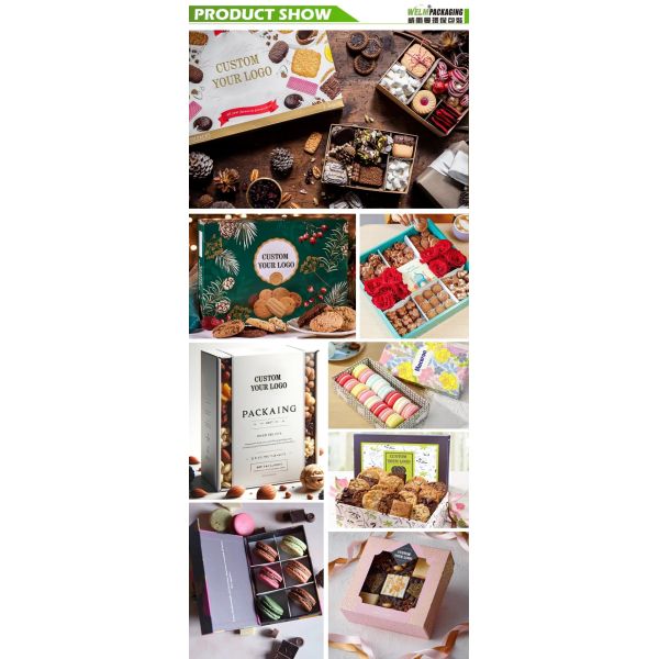 Luxury Customized Logo Baking Dessert Cake Packaging Paper Packaging Box Customized Cake Gift Box