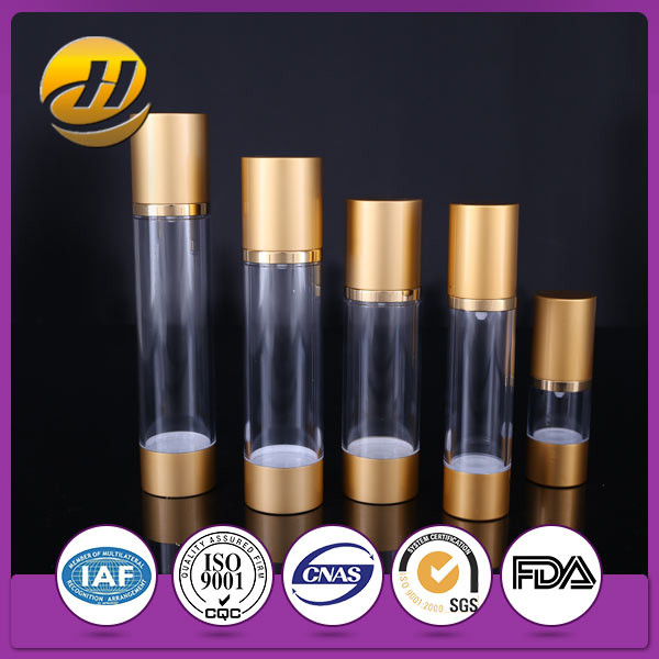 Skin Care Aluminum 15ml 50ml Airless Cosmetic Bottles