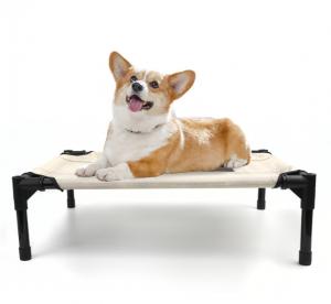 Quality Outdoor Raised Elevated Travel Pet Bed Cots With No Slip Feet for sale