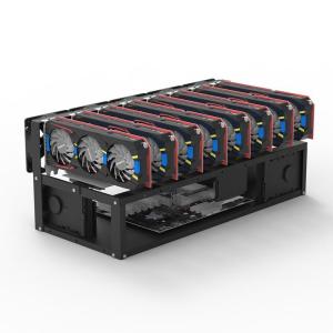 Quality Hot Selling Bitcoin Mining 8 gpu Mining Rig Ethereum Miners Support 8 Graphic Card Gpu Mining Machine for sale