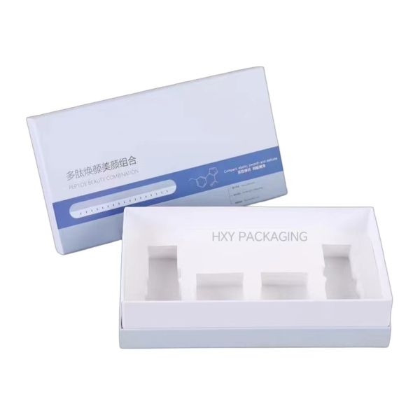 Buy Paperboard Luxury Cosmetic Packaging Boxes Varnishing Surface Finish at wholesale prices
