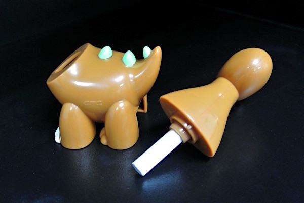 Pencil Stationery Plastic Toy Figures Brown Color For Student ABS Material