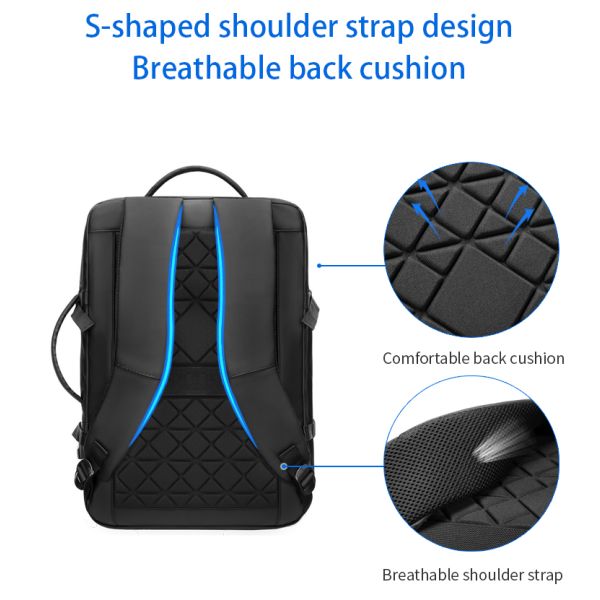 Factory new bag laptop usb charging men business waterproof bagpack backpack bag backpacks for men