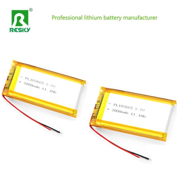 Power Lipo Battery Cell 103665 3.7v 4.2v 3000mAh 11.1wh Rechargeable Lithium Ion Battery Cell
