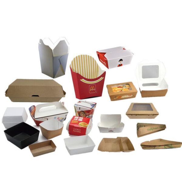 Automatic Burger Paper Lunch Box Making Machine 150 Pcs/Min High Speed