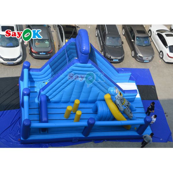 Titanic Inflatable Slide PVC Inflatable Bouncer House Water Slide Combo Commercial Jumping Castle