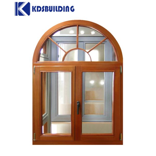 KDSBuilding Half Circle Wooden Glass Wood Casement Arch Windows Wood Sash Window