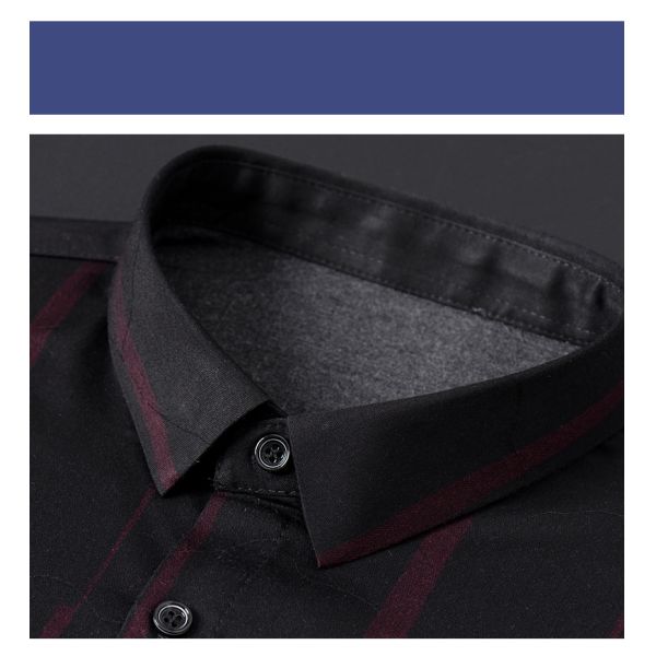 DRESS SHIRTS Custom Formal Shirt For Men Polyester Cotton Long-Sleeved Slim Casual Shirt