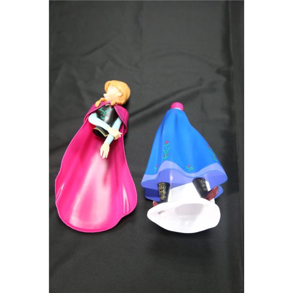 Blue Snow Color Disney Frozen Figurines Cartoon Shampoo Bottle ANNA ELSA Princess Container
