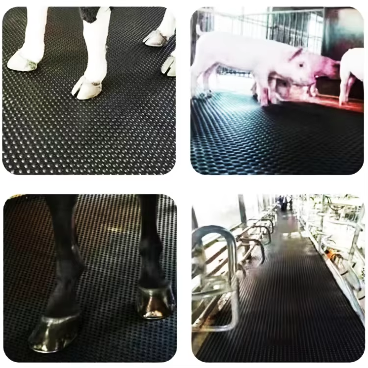 Water-proof Rubber Mat Livestock Mat in 1220*1830*12mm/17mm and 1000*2000*12mm/15mm/17mm Sizes