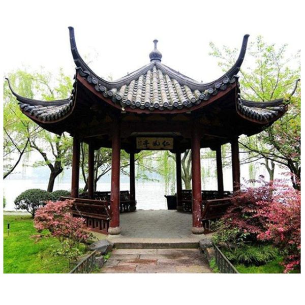 Prefabricated Pergolas Building A Wooden Gazebo 2.5 X 2.5 Octagonal Pavilion