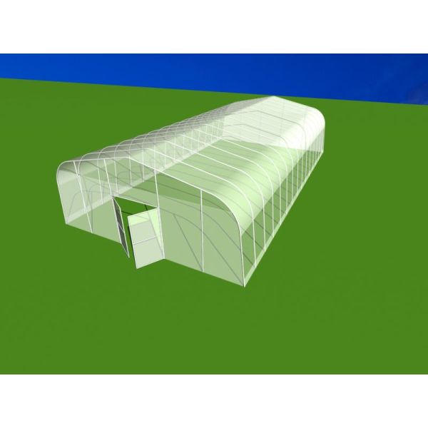 3.3m Height Metal Frame Greenhouse 300sqm Customization For Strawberry