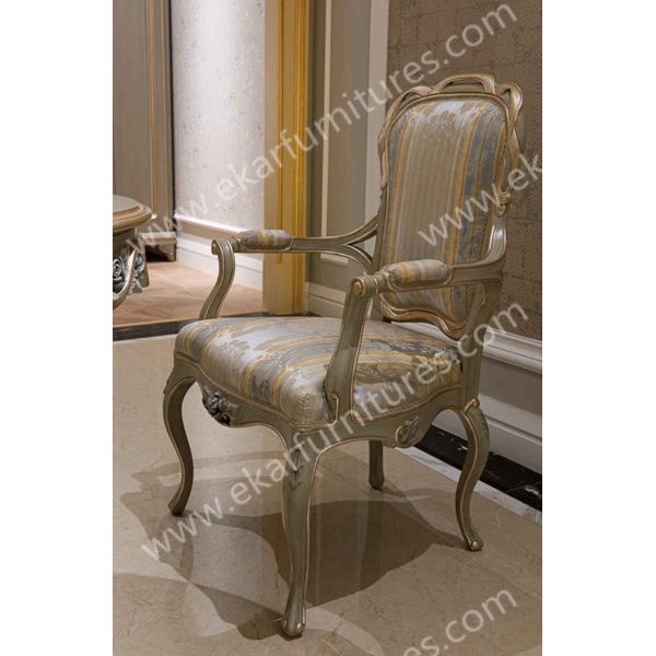 Mediterranean style wood design royal dining chairs FY-105