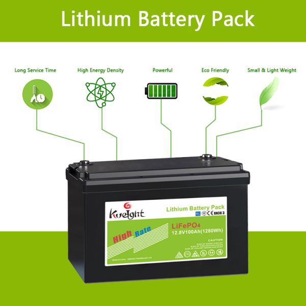Rechargeable 200AH 300AH 12V LiFePO4 Battery Deep Cycle For Golf Cart