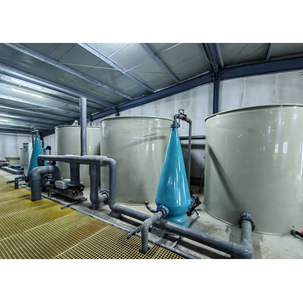 Galvanized Steel Pipe Circular RAS Fish Tank 10 Meter Fresh Water Automatic Feeding