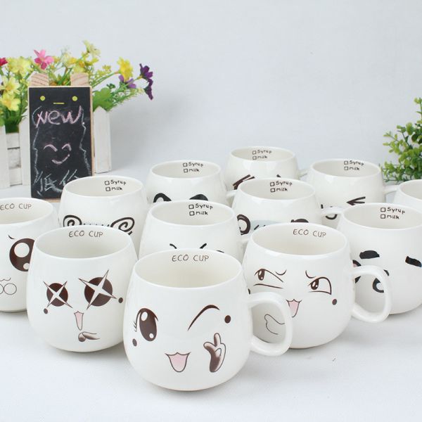 Cartoon Ceramic Mug Cute Ceramic Coffee Cup Gift Coffee Mug Promotional Gift Mug