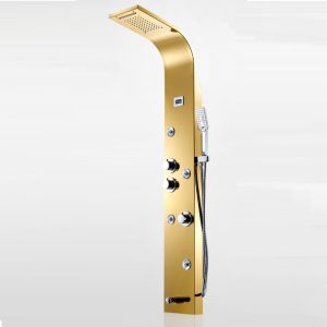 Quality Stainless steel rain shower panel bathroom shower set for sale