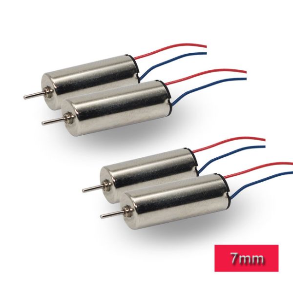 3.7v 50000 Rpm DC Motor , Mini Coreless DC Motor 7mm Diameter For Micro Drone Toys