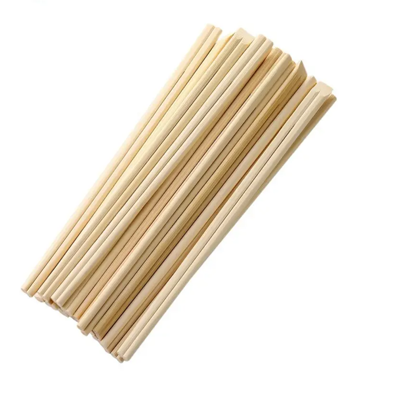 Sustainable Natural Color Bamboo Tensoge Disposable Chopsticks for On-The-Go Needs