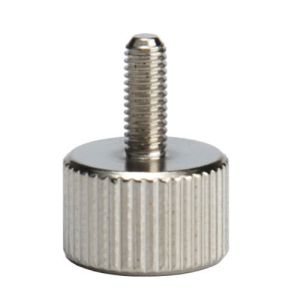 precision Nickel Plated Aluminum Parts Cnc Machining Thumb Screw ODM
