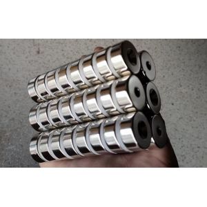 Quality N52 Neodymium Magnet Circular Tube Radial Oriented Sintered for sale