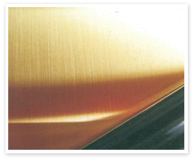 COLOR STAINLESS STEEL SHEETS HAIRLINE FINISH NO4 GOLD