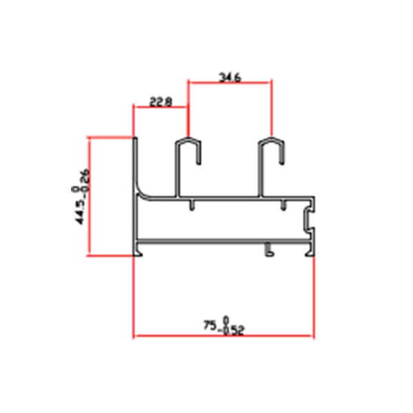 CNC Machining High Security Aluminium Alloy Door And Window