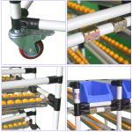 Modular system Industrial Lean Pipe Racking System Shelf