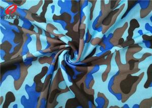 Quality Disruptive Pattern Printed Polyester Spandex Fabric For Bags / Jacket / Shoes for sale