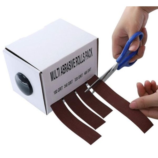 Red Aluminum Oxide Sandpaper Rolls Sanding Cloth Roll for woodworking timber