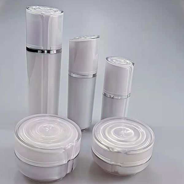 Round Acrylic Jar 30g 50g for Lotion Packaging Sealing Type Screw Cap