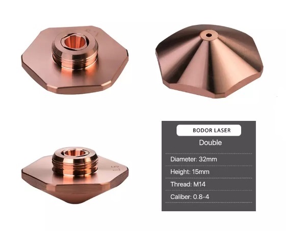 Bodor Dia28mm Fiber Laser Cutting Nozzle Laser Cutting Head Replacement