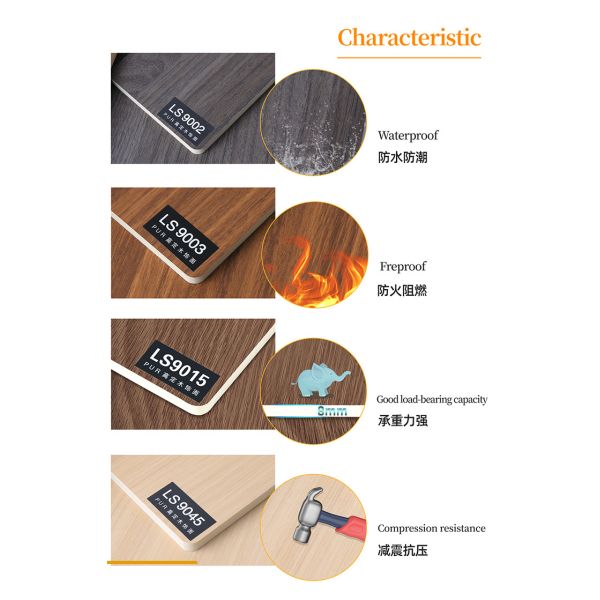 Indoor Decorative PVC Wall Panels Indoor Bamboo Charcoal Wood Grain Wall Panels