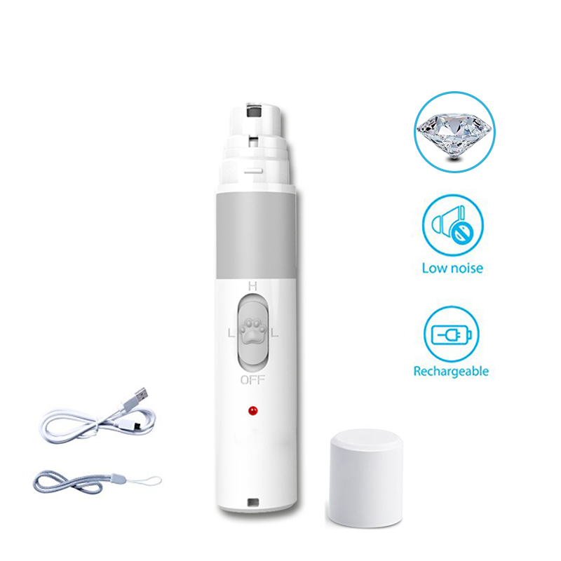 Quiet Automatic Cat Nail Clipper USB Charging Paw Trimmer For Small Animals