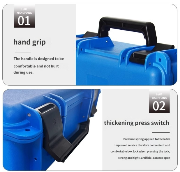 Professional Durable Portable Tool Storage Case with Heavy Duty Lockable Design for Industrial Use