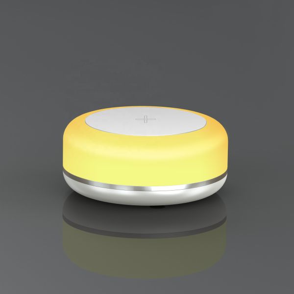 Newest Popular Design Portable Wireless Charging Atmosphere Lamp Charging Pad