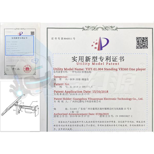 Single Player 360 Degree Virtual Reality Game Equipment Arcade 9D Simulator