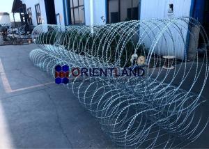 China Mobile Razor Wire Fence Security Barrier Rapid Deployment Concertina Coils on sale