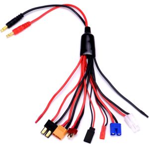 Quality 9 In 1 Splitter Cable RC Lipo Battery Charger Connector Adapters for sale