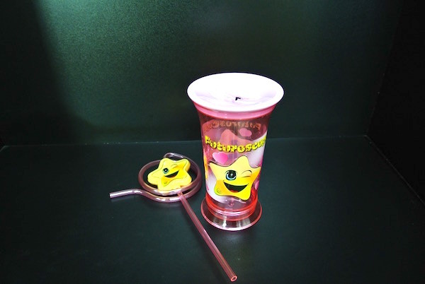 Pink Star Style Cartoon CharacterDrinking Water Bottle 8.5 Inch As Gift For Children Made By As