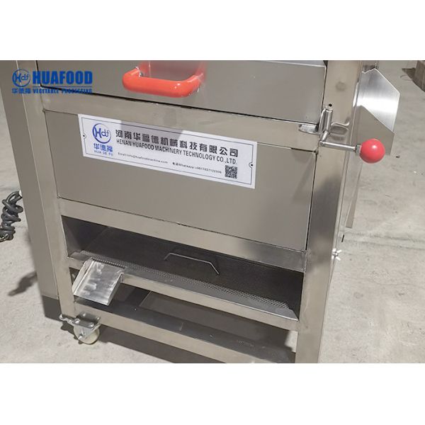 Semi Automatic Washing 150 Kg/Hr Potato Chips Peeling Machine